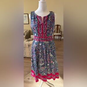 Talbot’s Paisley Fit and Flare Dress
